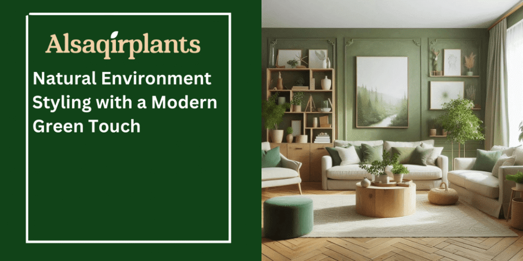 Natural Environment Styling with a Modern Green Touch