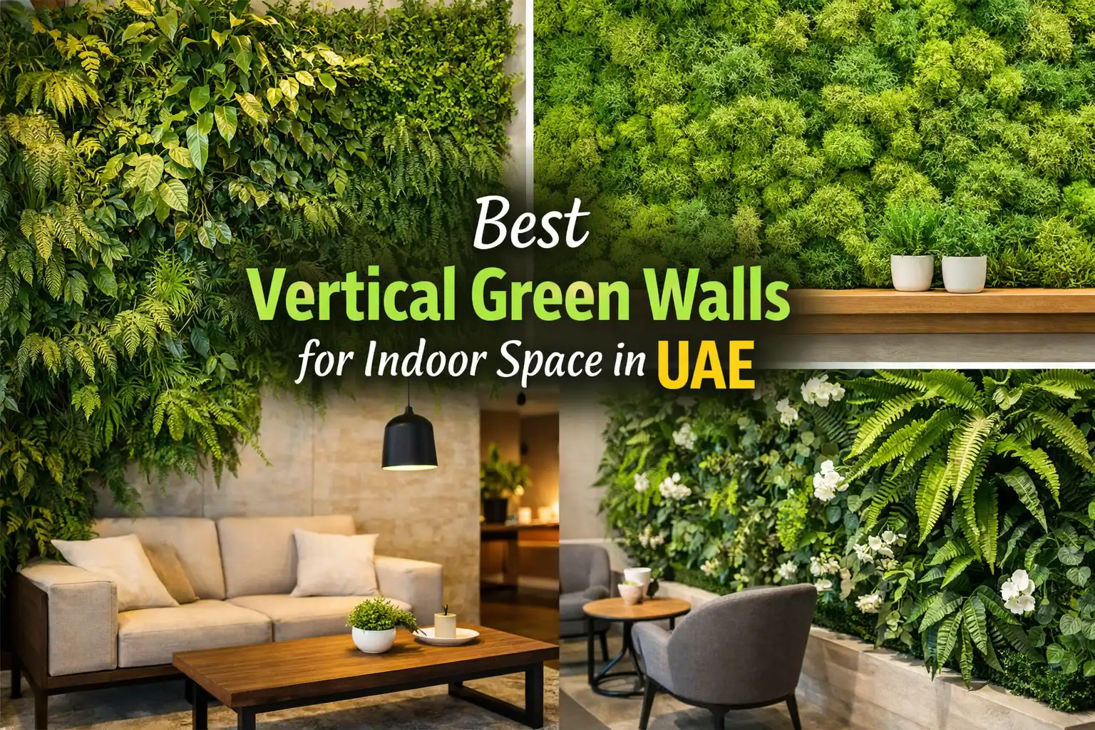 best vertical green walls
