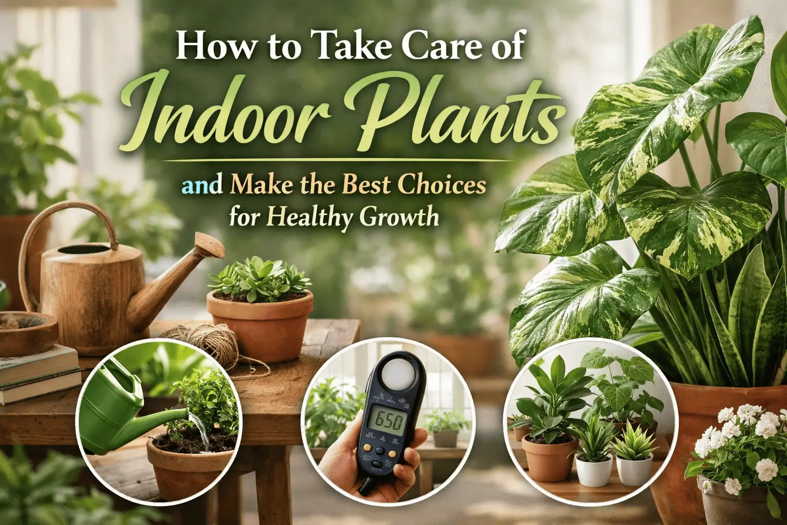 How to Take Care of Indoor Plants